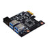 Thumbnail 1 : BIOSTAR PCIe X1 USB 3.0 Crypto Mining Expansion Card