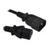 Thumbnail 1 : Scan 1m Mains Extension C13 to C14 Power Cable/Connector - Black