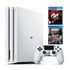Thumbnail 1 : 1TB Sony White PS4 Pro 4K Console + CoD WWII + Gran Turismo Games