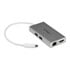 Thumbnail 1 : USB-C Multiport Adapter for Laptops  Power Delivery 4K HDMI - GbE - USB 3.0 - Silver & White