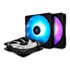 Thumbnail 1 : DEEPCOOL RF120 Quiet RGB Fan Three Pack, 6-LEDs, PWM, SATA, RGB Controller, Anti-Vibration