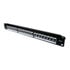 Thumbnail 1 : 24 Port 1U Scan CAT 6A Shielded Patch Panel In Line Coupler