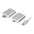 Thumbnail 1 : SilverStone EP11S Adapter kit supports Type-C to MiniDP, Type-C to HDMI, Type-C to VGA Thunderbolt3
