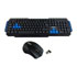 Thumbnail 2 : Xclio WS-880R Wireless Gaming Keyboard and 3 Button Mouse 2.4GHz with Nano USB Black Blue/Black