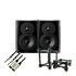 Thumbnail 1 : Dynaudio PRO LYD-5 Next Generation 5" Nearfield Studio Monitor + Iso Stands + Leads
