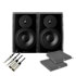 Thumbnail 1 : Dynaudio PRO LYD-8 Next Generation 8" Nearfield Studio Monitors + Adam Hall Iso Pads + Leads