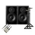 Thumbnail 1 : Dynaudio PRO LYD-8 Next Generation 8" Nearfield Studio Monitor + Adam Hall Stands + Leads