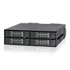 Thumbnail 2 : Icy Dock Rugged Full Metal 4 Bay 2.5" NVMe U.2 SSD Mobile Rack For External 5.25" Bay