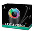 Thumbnail 4 : Deepcool Castle 240mm RGB AIO CPU Water Cooler with Controller