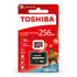 Thumbnail 2 : Toshiba Exceria M303 256GB V30 High Video Speed Micro SD Memory Card