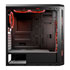 Thumbnail 2 : CIT Blaze Gaming Case With 6 x Single Ring Red Fans