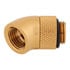 Thumbnail 3 : CORSAIR Hydro X XF Gold Brass G1/4" 45° Rotary Adapter Fitting - Twin Pack