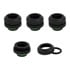 Thumbnail 1 : CORSAIR Hydro X XF Black Brass 12mm G1/4" Hardline Compression Fittings - Four Pack