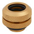 Thumbnail 2 : Corsair Hydro X XF Gold Brass 12mm G1/4" Hardline Compression Fittings - Four Pack