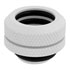 Thumbnail 2 : Corsair Hydro X XF White Brass 14mm G1/4" Hardline Compression Fittings - Four Pack