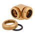 Thumbnail 2 : Corsair Hydro X XF Gold Brass 14mm Hardline 90° Compression Fittings - Twin Pack
