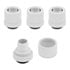 Thumbnail 1 : CORSAIR Hydro X XF White Brass 10/13mm G1/4" Softline Compression Fittings - Four Pac