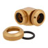 Thumbnail 2 : Corsair Hydro X XF Gold Brass 12mm Hardline 90° Compression Fittings - Twin Pack