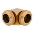 Thumbnail 3 : CORSAIR Hydro X XF Gold Brass 12mm Hardline 90° Compression Fittings - Twin Pack