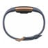 Thumbnail 3 : FitBit Limited Edition Charge 2,  22K Rose Gold Fitness Wristband GPS Medium Blue/Grey