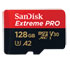 Thumbnail 1 : SanDisk Extreme PRO 128GB A2 V30 Performance microSDXC Memory Card