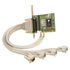 Thumbnail 1 : Intashield IS-400 4 Port (RS-232) Serial Universal 32 bit PCI Card (3.3V or 5V) (16550 UART) + cable