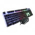 Thumbnail 1 : Xclio GK100 RGB Keyboard Backlit and 6 Button Mouse Gaming Combo Silver Black
