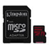 Thumbnail 1 : Kingston Canvas React 256 GBCL10 UHS-I U3 Micro SDXC with Adapter
