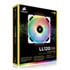 Thumbnail 4 : CORSAIR White LL120 RGB 120mm Dual Light Loop 1 Fan Expansion Pack