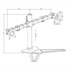 Thumbnail 3 : iiyama DS1002D-B1 Dual Desktop Arm Stand