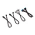 Thumbnail 1 : Corsair 30cm Black Premium Braided Sleeved Front Panel Extension Kit
