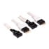 Thumbnail 2 : CORSAIR 30cm White Premium Braided Sleeved Front Panel Extension Kit