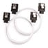 Thumbnail 1 : CORSAIR 30cm White Premium Braided Sleeved SATA Data Cable