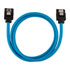 Thumbnail 2 : Corsair 60cm Blue Premium Braided Sleeved SATA Data Cable