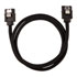 Thumbnail 2 : CORSAIR 60cm Black Premium Braided Sleeved SATA Data Cable