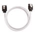 Thumbnail 2 : CORSAIR 60cm White Premium Braided Sleeved SATA Data Cable