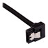 Thumbnail 3 : Corsair 30cm Black Premium Braided Sleeved 90° SATA Data Cable