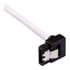 Thumbnail 3 : CORSAIR 30cm White Premium Braided Sleeved 90° SATA Data Cable