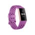 Thumbnail 1 : Fitbit Charge 3 Fitness Activity Band Berry with Rose Gold Face