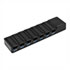 Thumbnail 1 : SilverStone 7 Port Rapid USB Charging Station and USB 3.1 Hub Worldwide Adaptor