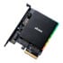 Thumbnail 1 : Akasa Dual Port M.2 PCIe/SATA SSD Adapter Card /w RGB and Heatsink