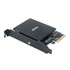 Thumbnail 3 : Akasa Dual Port M.2 PCIe/SATA SSD Adapter Card /w RGB and Heatsink