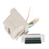 Thumbnail 1 : ScanFX RJ45(F) to DB25(F) nulling serial adaptor ( Modular Adapter )