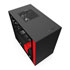 Thumbnail 3 : NZXT Black/Red H210 Mini ITX Windowed PC Gaming Case