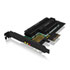 Thumbnail 1 : ICY BOX IB-PCI215M2-HSL PCIe Extension Card for 2x M.2 SSDs
