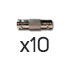 Thumbnail 1 : Xclio Pack of 10 BNC Female to Female