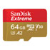 Thumbnail 1 : SanDisk Extreme 64GB A2 V30 Performance microSDXC Memory Card