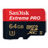 Thumbnail 1 : SanDisk Extreme Pro 64GB microSDXC SD Card