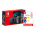 Thumbnail 1 : Nintendo Switch Grey Official UK Gaming Console with 256GB SanDisk MicroSDXC Yellow Star Memory Card