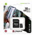 Thumbnail 1 : Kingston Canvas Select Plus 16GB UHS-I Micro SD Memory Card + SD Adapter